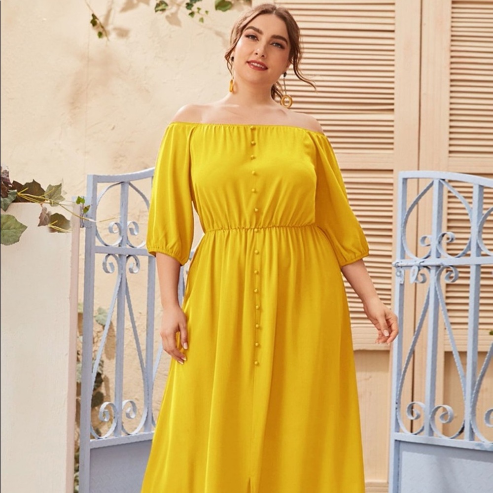 Like new yellow dress